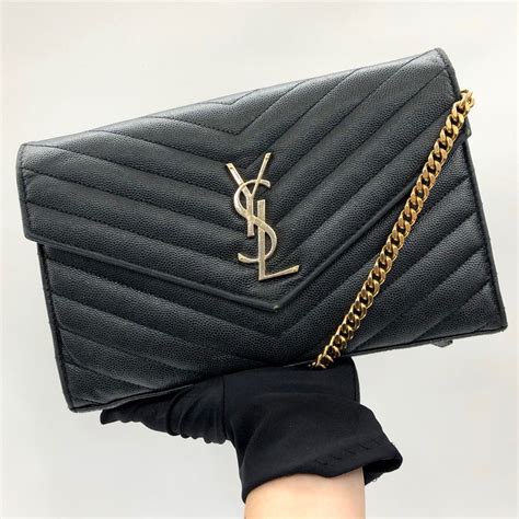 ysl envelope chain wallet bag|ysl wallet nordstrom.